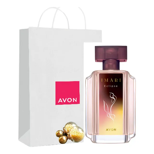 Perfume Avon Imari 50ml + Aretes Golden Leaves