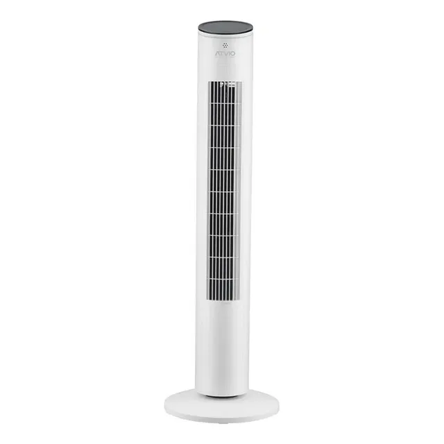 Ventilador De Torre Atvio 40 Pulgadas Con Control Remoto Cantidad De Aspas 1 Estructura Blanco Aspas Blanco Diámetro 30 Cm Frecuencia 60 Hz Material De Las Aspas Plástico
