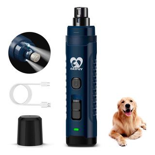 Corta Uñas Para Perros Casfuy 2 Led 4.8v 2 Vel, Azul Oscuro Corta Uñas Para Perros Casfuy 2 Led 4.8v 2 Vel, Azul Oscuro