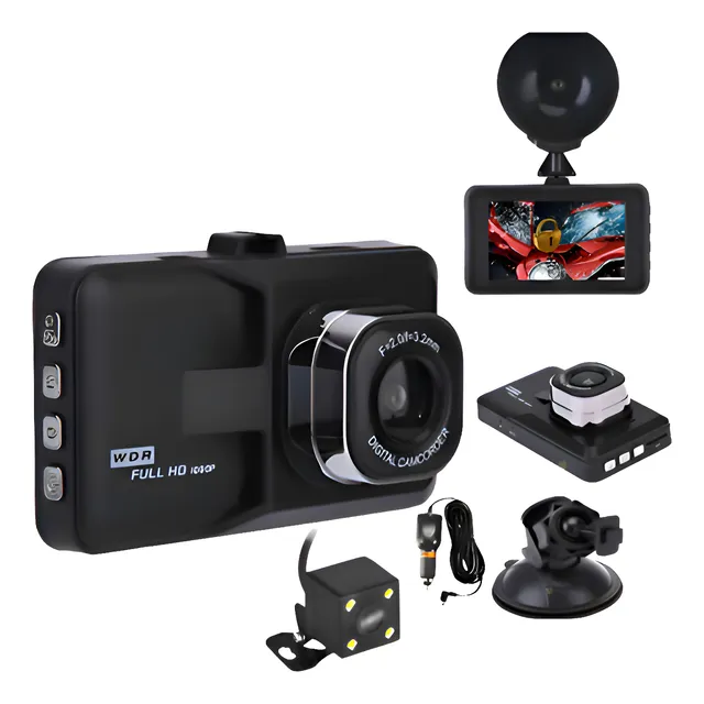 Cámara Para Autos Filmadora Trasera Delantera Reversa 720hd