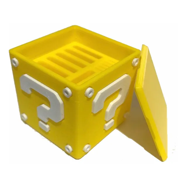 Caja Porta Juegos Nintendo Switch Cubo Mario Organizador 3d
