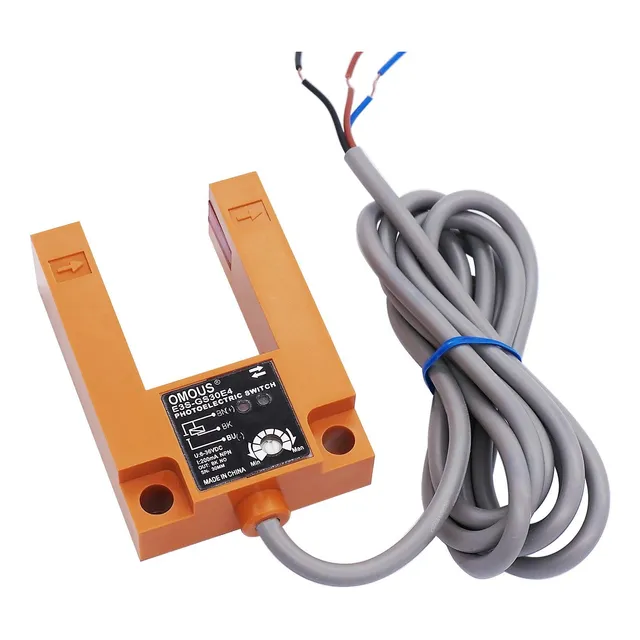 Sensor Fotoelectrico Industrial Ranura 30mm Npn No Robótica