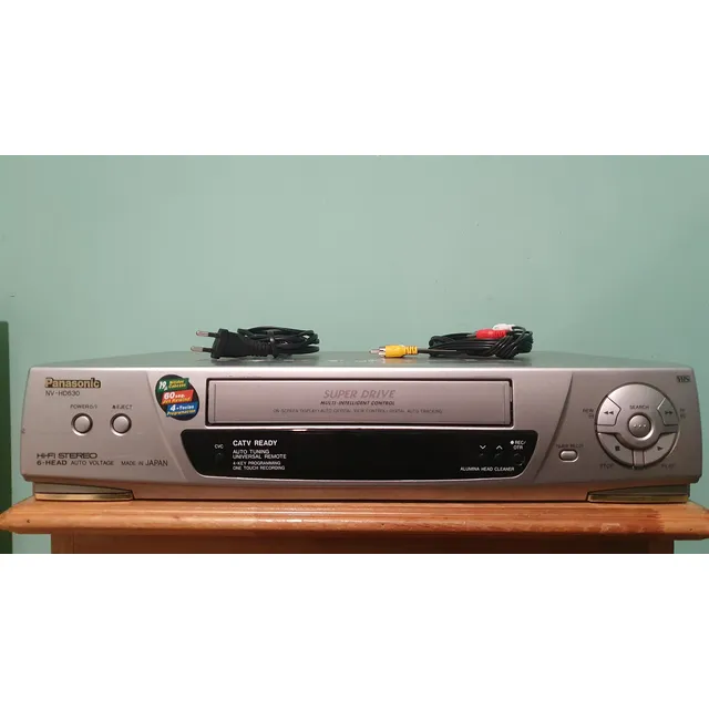 Video Grabador Vhs Panasonic Stereo Japones Gris