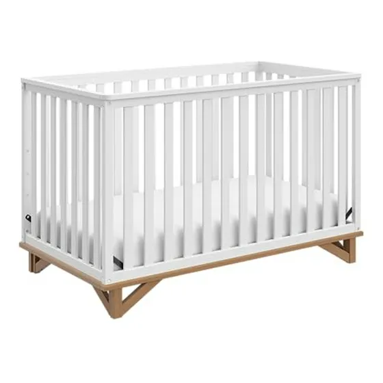 Cuna Convertible Storkcraft Santa Monica 5 En 1 - Blanca Y M