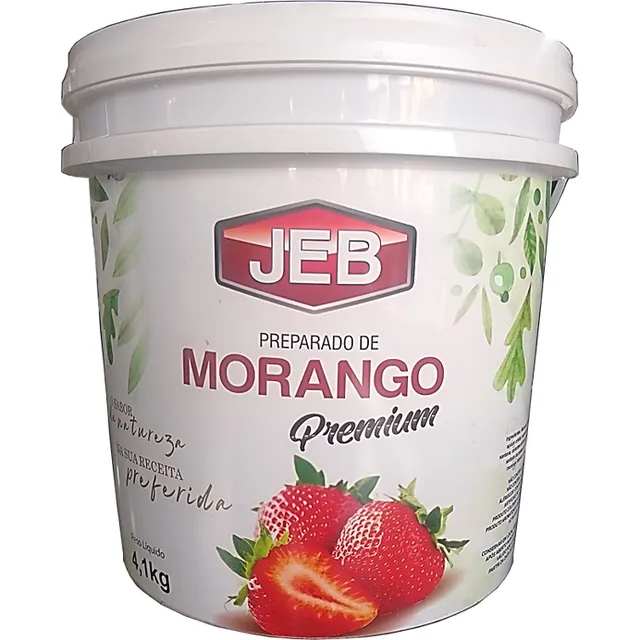 Jeb Preparado De Morango Para Recheio E Mescla 4,1kg