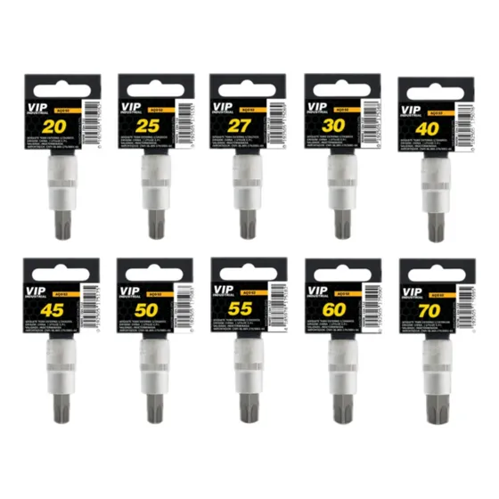 Soquete Torx Macho T20 T25 T27 T30 T40 T55 T60 T70 - Avulso