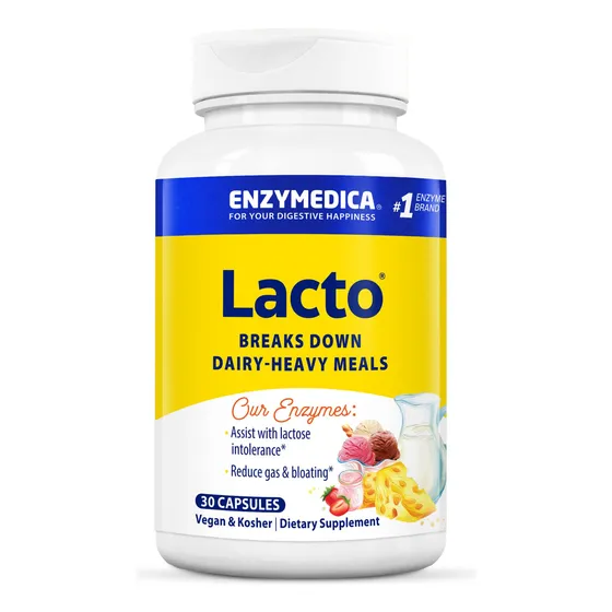 Suplemento Enzymedica Lacto Digestive Enzymes 30 Cápsulas