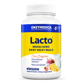 Suplemento Enzymedica Lacto Digestive Enzymes 30 Cápsulas Suplemento Enzymedica Lacto Digestive Enzymes 30 Cápsulas
