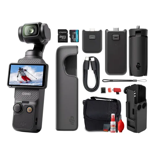 Câmera De Ação DJI Osmo Pocket 2 4K 64MP Estabilizador 8x Zoom