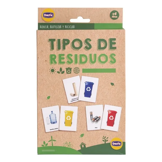 Tipos De Residuos Dactic Láminas Educativas 4+ Años