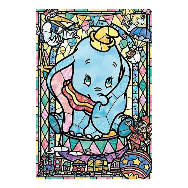Kit De Bordado Pintura Diamante 5d Por Número Disney 40x30cm
