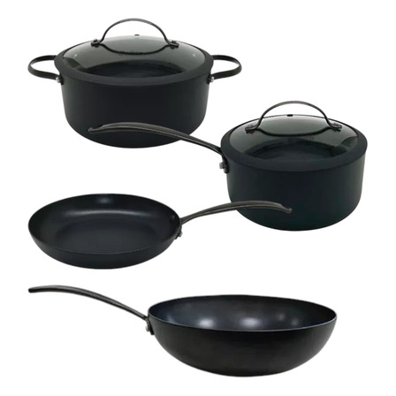 Juego De Ollas Hudson Bateria Cocina Antiadherente 6 Pz Juego De Ollas Hudson Bateria Cocina Antiadherente 6 Pz