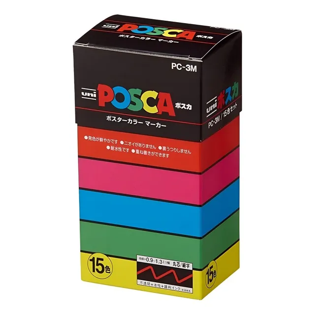 Marcadores Posca Pc-3m Set 15 Colores