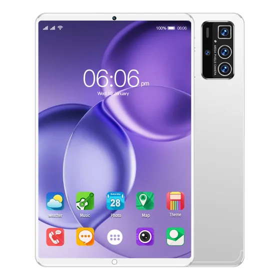 Tableta Mtk6592 14 Pro Chip 10.1 En Rom128gb Y Ram6gb Blanco