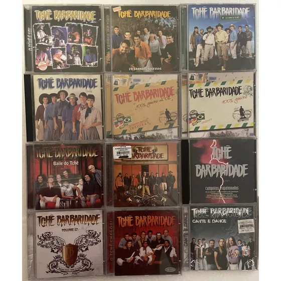 Cd - Tchê Barbaridade -  12 Cds + 01 Dvd