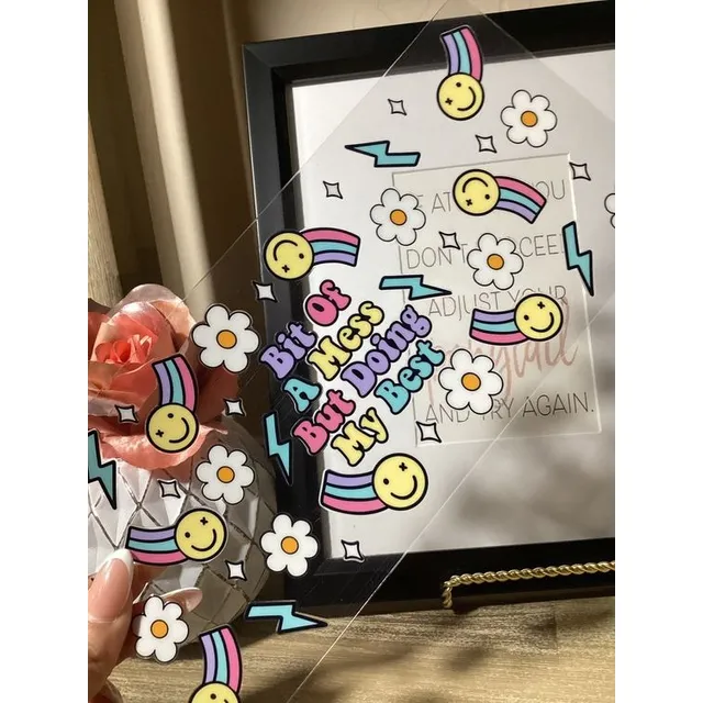 Stickers Dtf Uv Dtfuv Uvdtf Tamaño A3 Cualquier Superficie