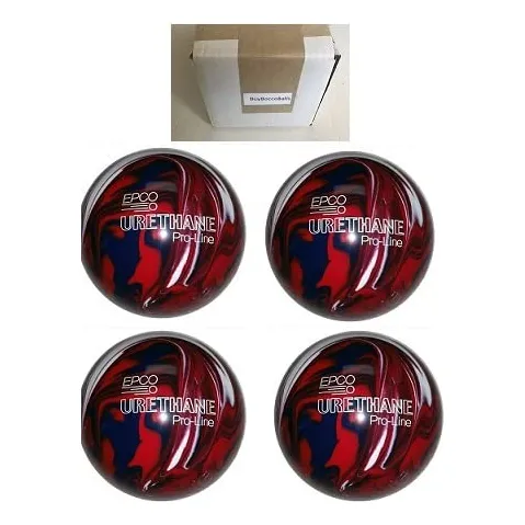 Buybocceballs 4 Bola Bolo Epco Candlepin  Uretano Rojo Real