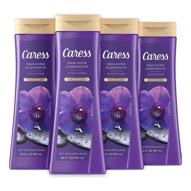 Gel De Baño Caress, Aceite De Orquídea Negra Y Pachulí, 600