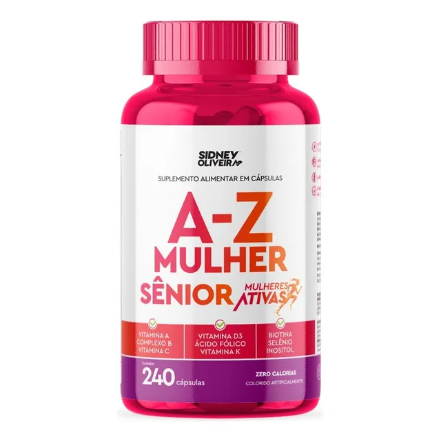 A-z Mulher Senior,mulheres Ativas 240cp Sidney Oliveira