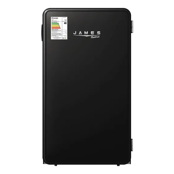 Frigobar James Rj 90 M 102l Negro Kirkor - Sas