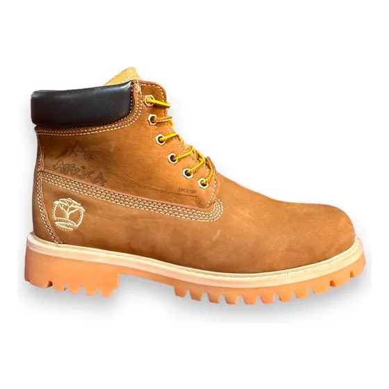 Bota Nobuck Tipo Timberla Suela Antiderrapante Piel Res 