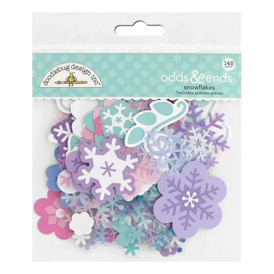 Recortes Odds & Ends Snowflakes Doodlebug