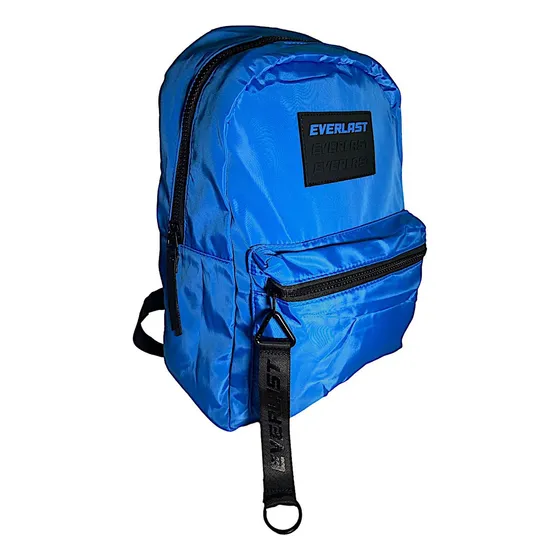 Mochila Cartera Everlast Urbana Reforzada 22167 Azul 11 Lts Diseño De La Tela Liso