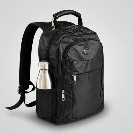 Mochila Masculina Impermeável Fast Bag 40l Reforçada Trabalh Preto X