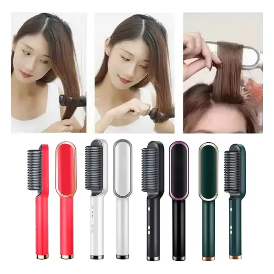 Cepillo Alisador Eléctrico Cabello