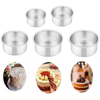 Set De 5 Moldes Para Mini Pastel Flan Chese Cake Reposteria Set De 5 Moldes Para Mini Pastel Flan Chese Cake Reposteria