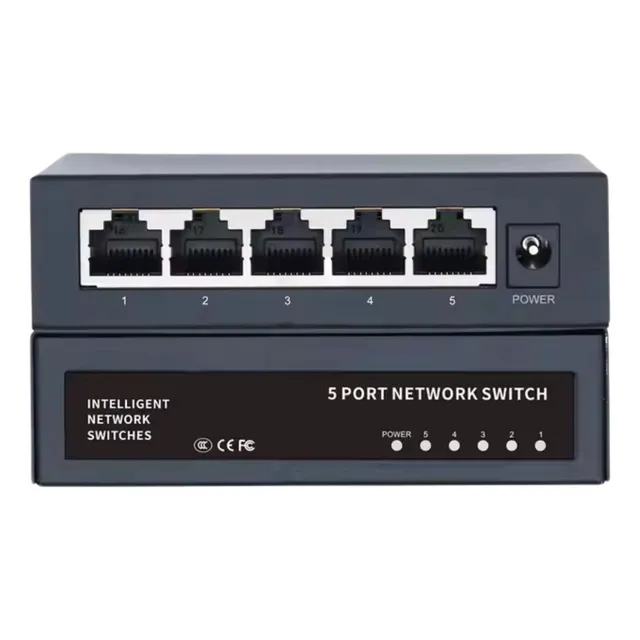 W-link Switch 5 Puertos Gb Caja Metal Automático