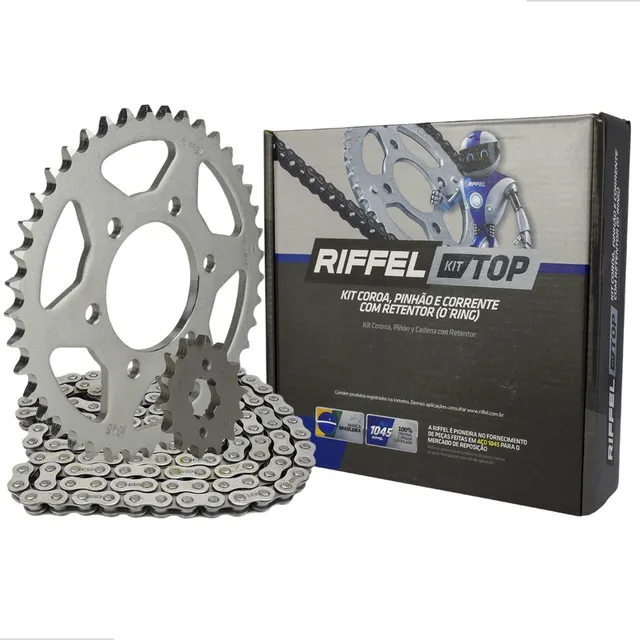 Kit Relação Xtz 250 Lander 2006 A 2015 Com Retentor 15x46