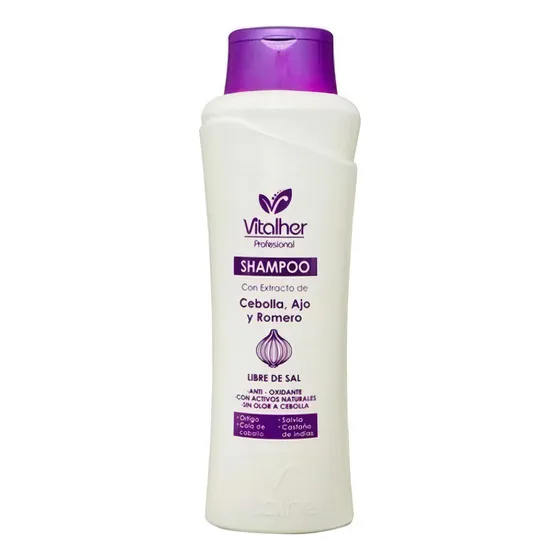 Vitalher Shampoo Cebolla Ajo Y Romero 650ml
