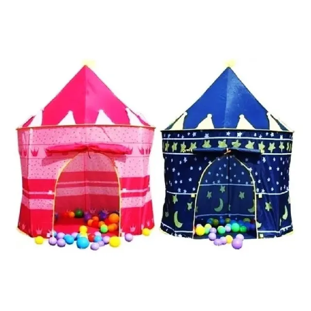2 Carpas Castillo+100 Pelotas De Piscina+2 Tapetes Foamy