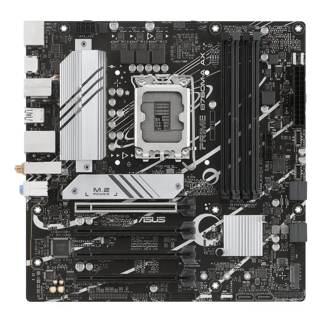 Placa Madre Asus Prime B760m-a Ax Lga 1700 Con Pcie 4.0 Y Wi