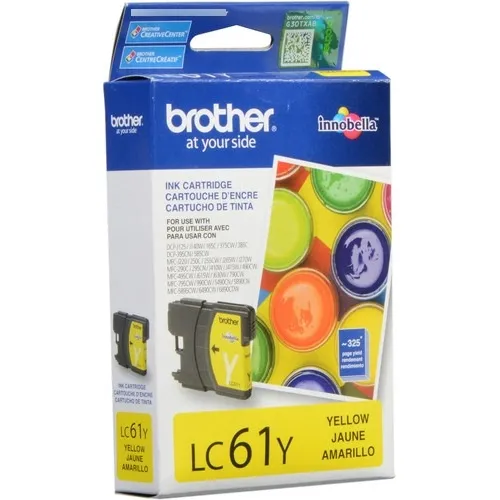Cartucho Brother Lc61 Amarillo Original