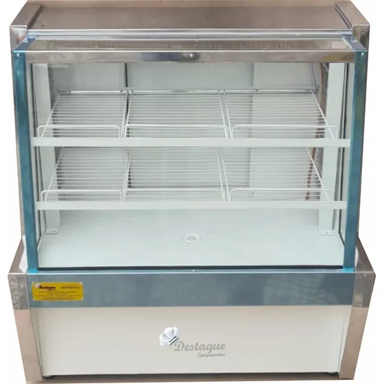 Vitrine Refrigerada 1,00mt Para Doces E Bolos C Nf