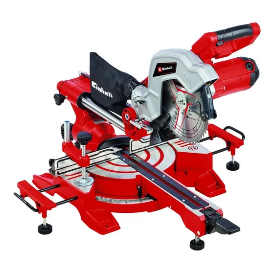Sierra Ingleteadora Telescópica Einhell TC-SM 216 1600w 5000rpm Guia Laser 2hp