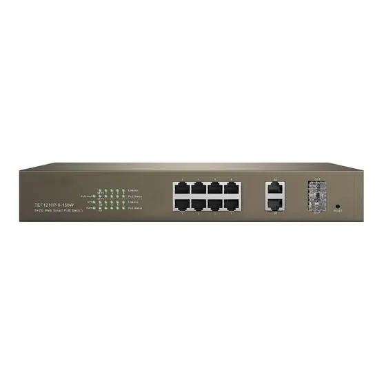 Stc - Switch 8 Puertos 10/100/100 Mbps Gigabit Poe