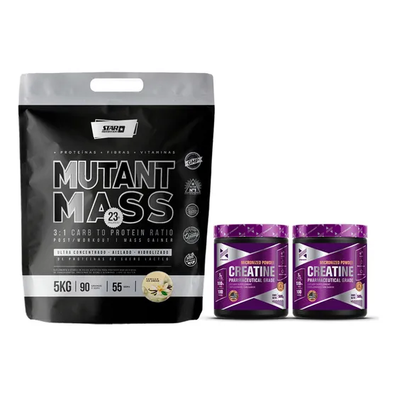 Mutant Mass 5 Kg + Creatina X 1kg-star Nutrition