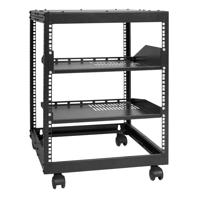 Rack De Servidor Abierto 12u Profundidad Ajustable 58-102 Cm