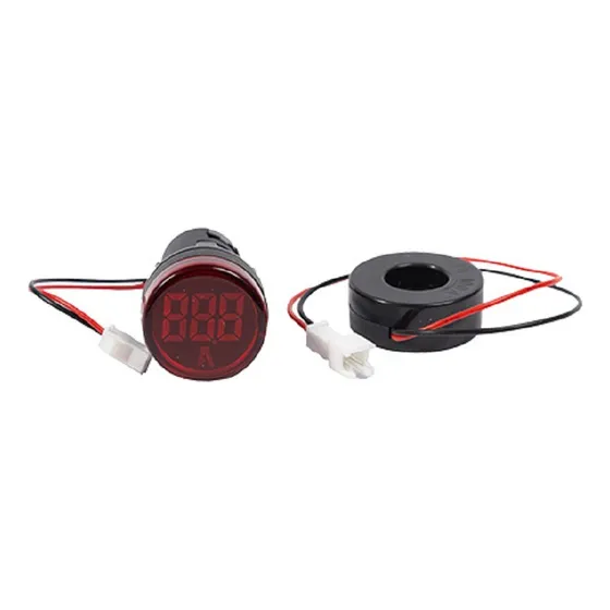 Luz Piloto Led Amperimetro 0-200 Amp Rojo 22mm