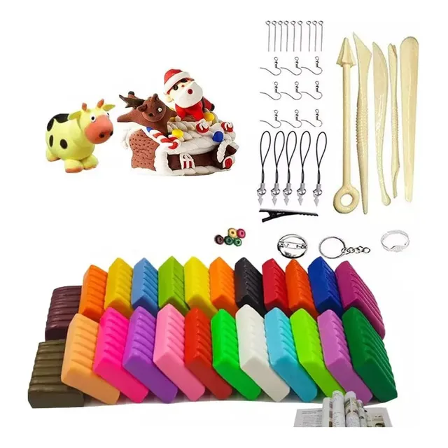 Kit De Arcilla Polimérica, 32 Colores Iniciación