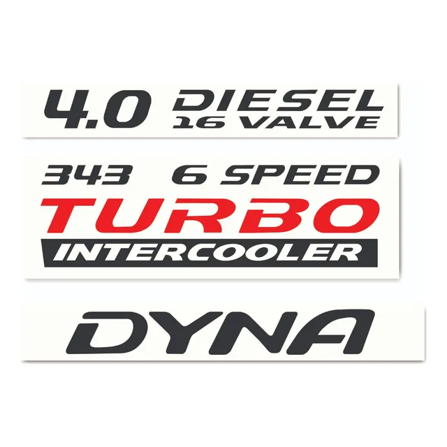 Calcomanias Dyna Toyota 343