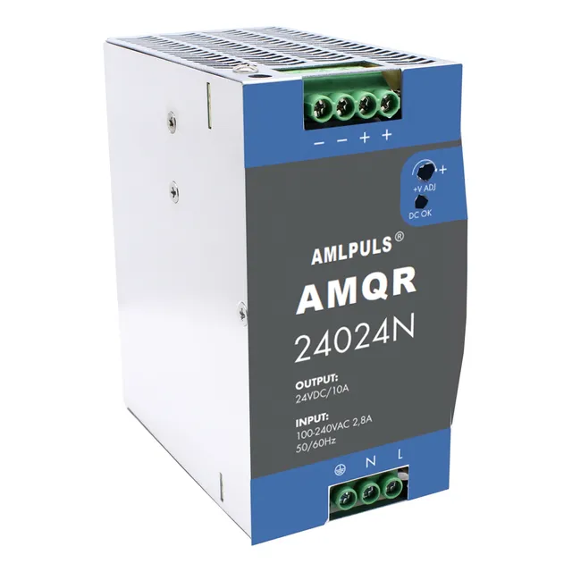 Fuente Voltaje Industrial 24v Dc 10a 240w Riel Din Aml Puls