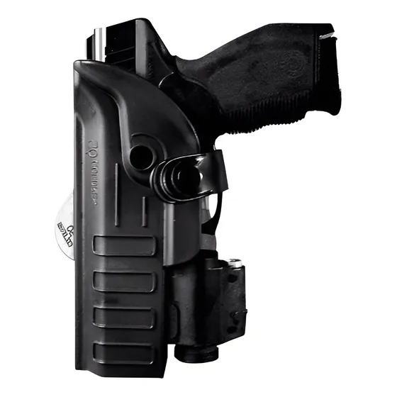 Coldre Polímero Universal P/pistolas Com Lanterna - Canhoto