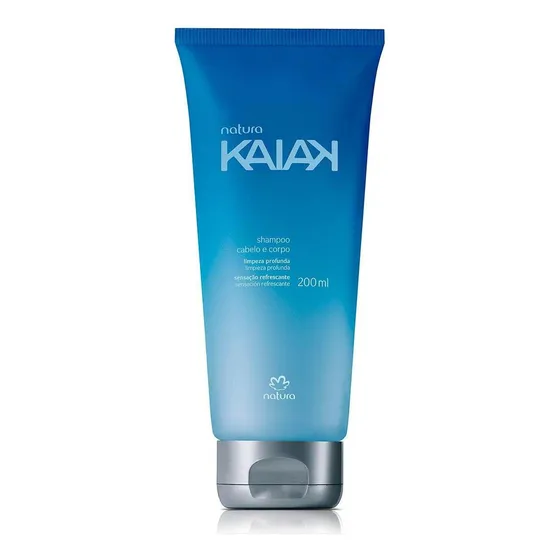 Shampoo Kaiak Masculino Cabelo E Corpo 200ml Natura