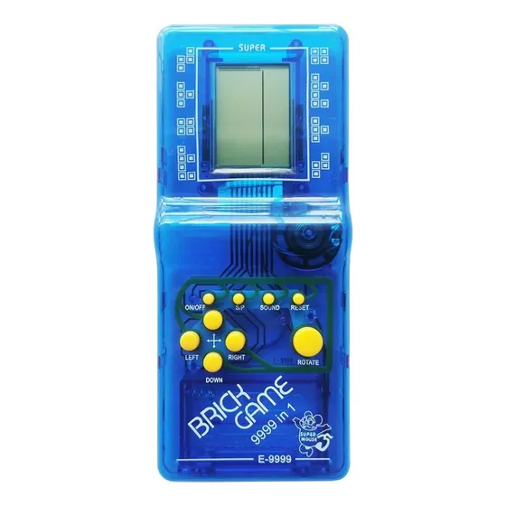 Mini Game Brick Game - Dm Toys Cor Azul