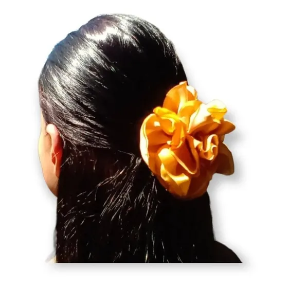 Flores De Tela Con Gancho Para El Cabello