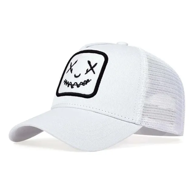 Gorras De Béisbol Con Bordado De Cara Fantasma Unisex